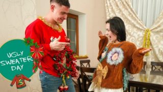 Ugly Christmas Sweater Day – Rihanna Black