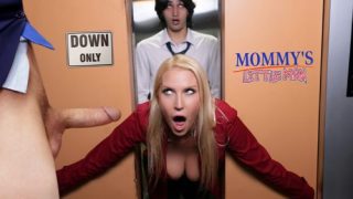 Stuck and Double Teamed in the Elevator – Vanessa Cage